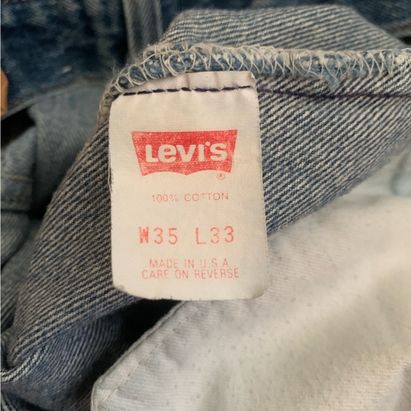 Vintage 1980s Levi’s 501 Jeans - 32”x30” - Picture 2 of 5